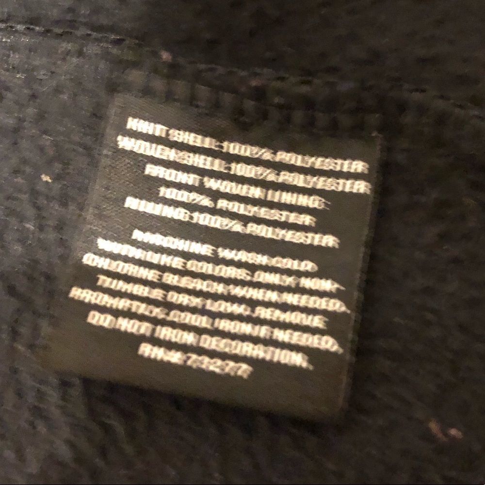 Fila Sport pink black hooded fleece jacket - Picture 4 of 7